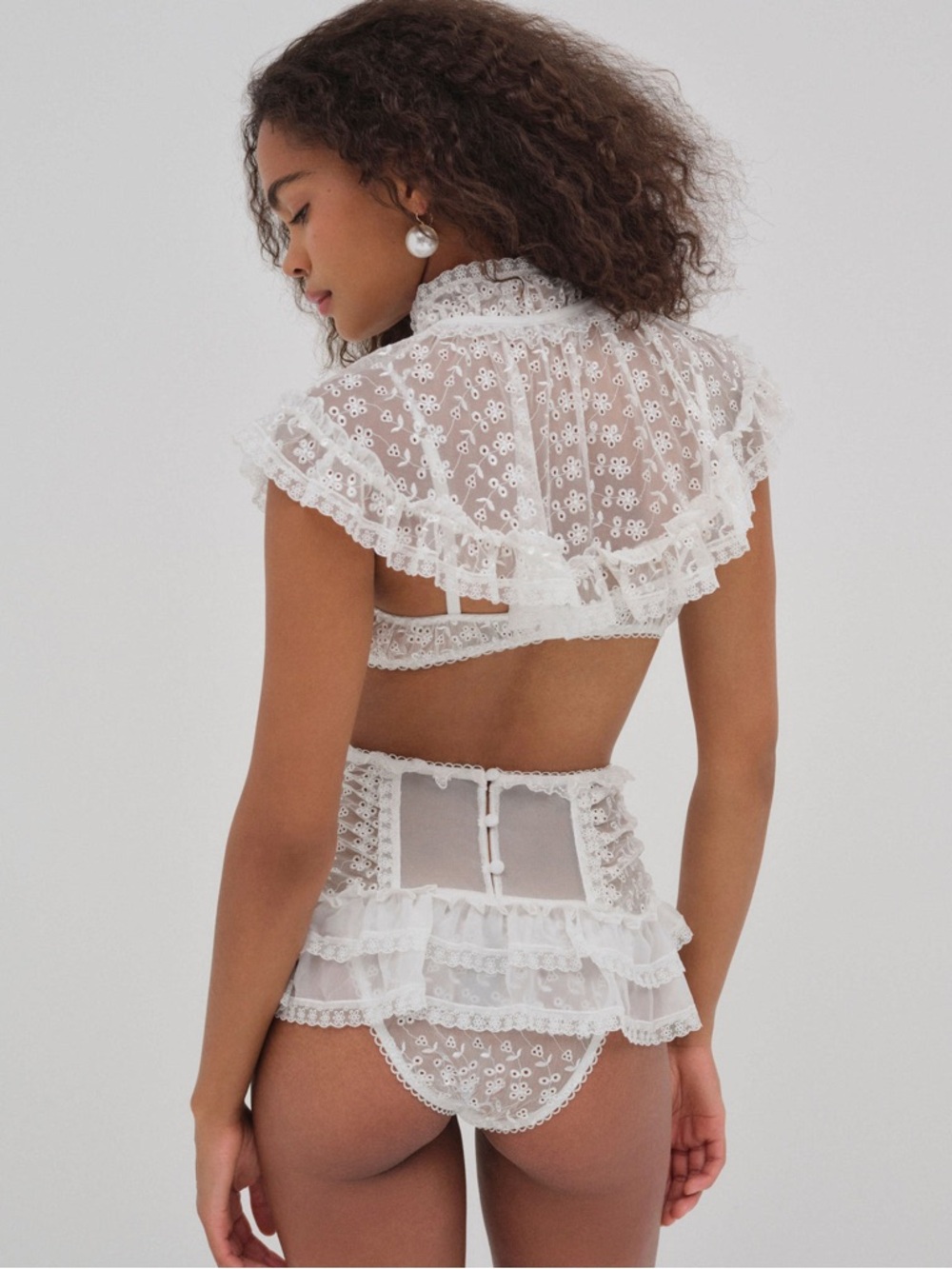 For Love and Lemons Layer Cake Chiffon Collar - Picture 4 of 6